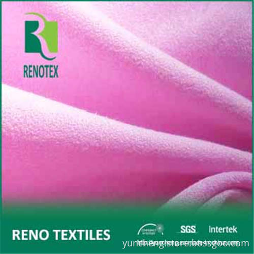 100%Polyester Solid Dyed 75dx225D Weft Woven Micro Suede
